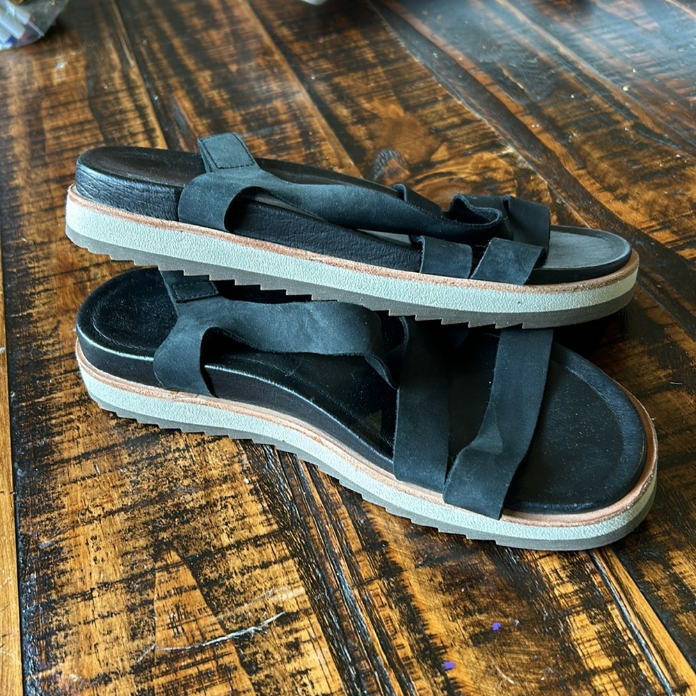 Merrell Juno Backstrap Black Leather Sandals - image 6